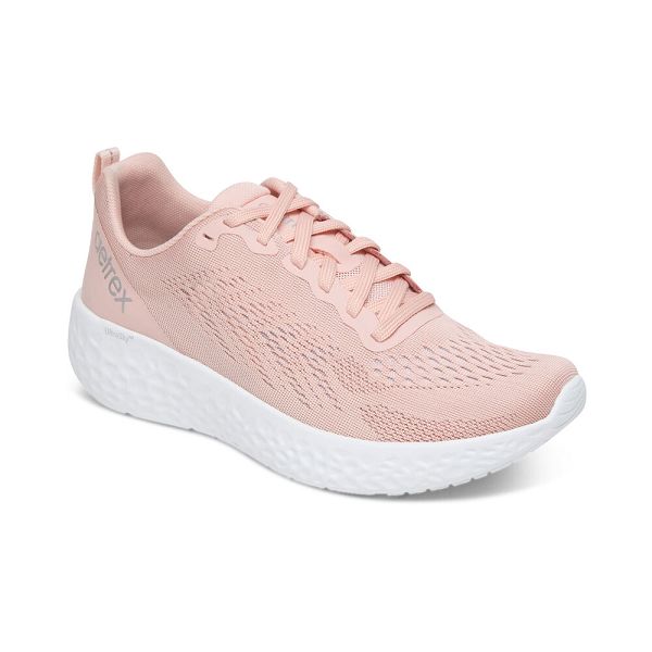 Aetrex Women's Danika Arch Support Sneakers Pink Shoes UK 0608-392